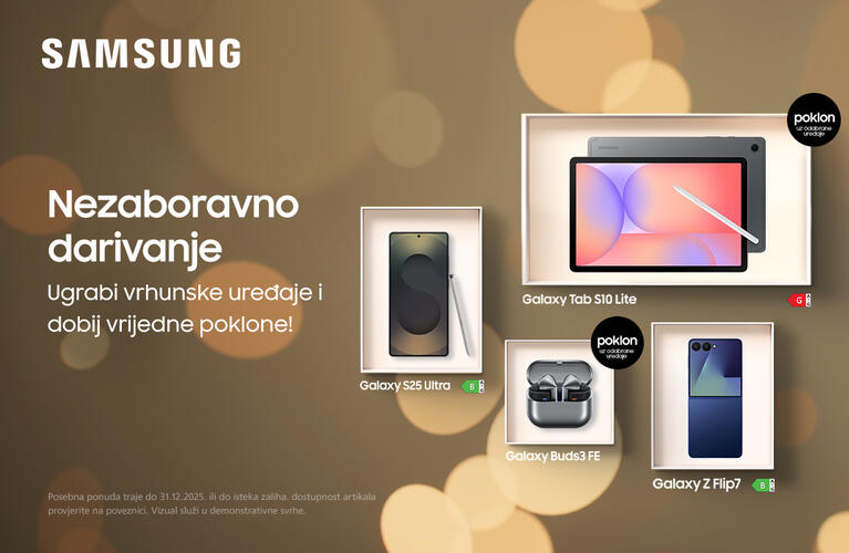 Ugrabi Samsung poklon! 