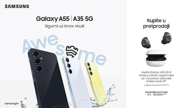 Stigao je Samsung Galaxy A55 i A35 5G