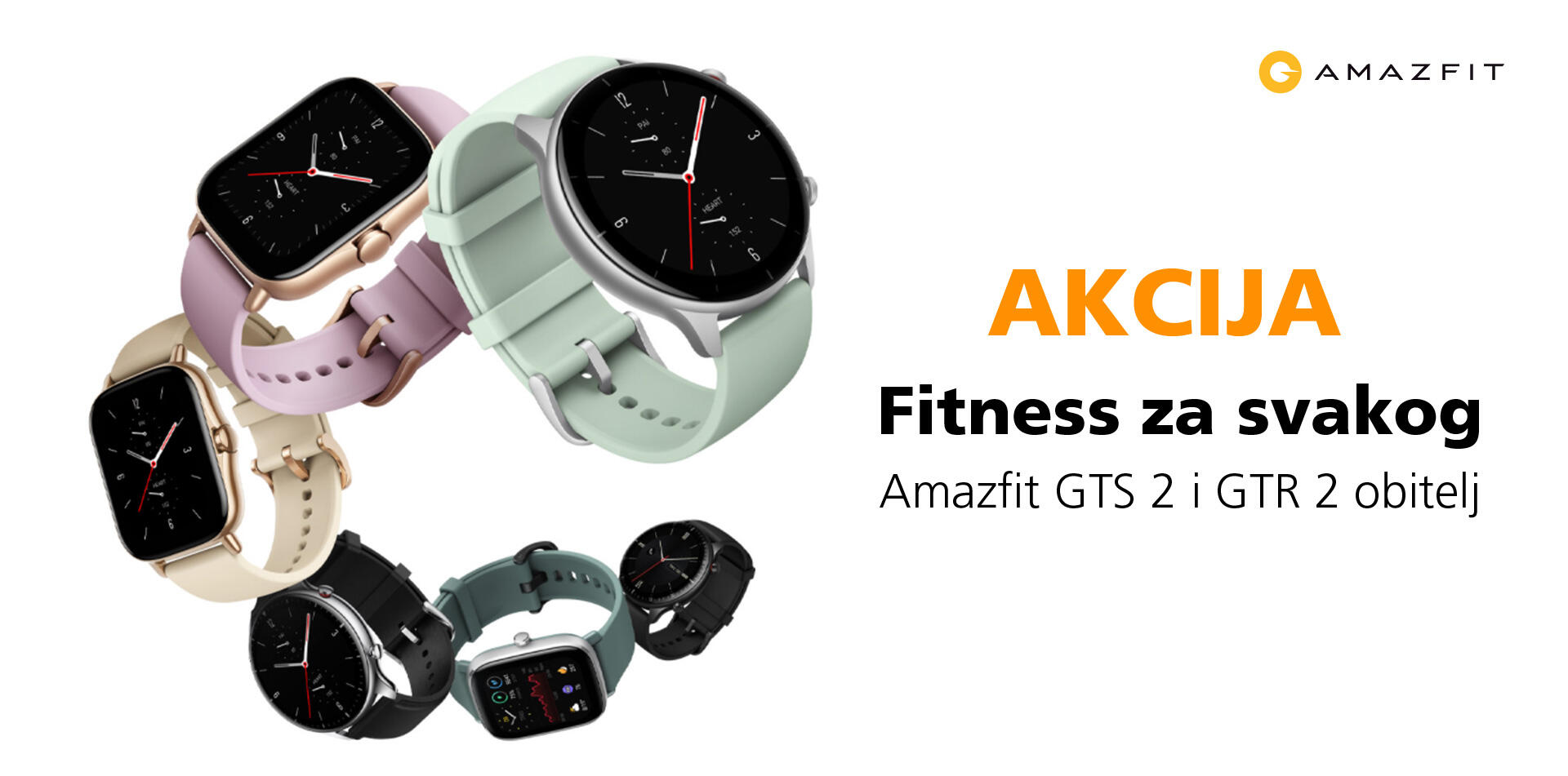 Novi pametni satovi dolaze iz Amazfita!