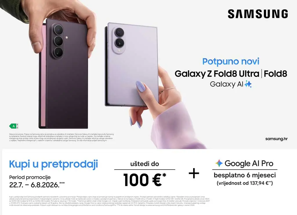 Stigli su - Samsung Galaxy Z Fold8, Z Fold8 Ultra i Z Flip 8