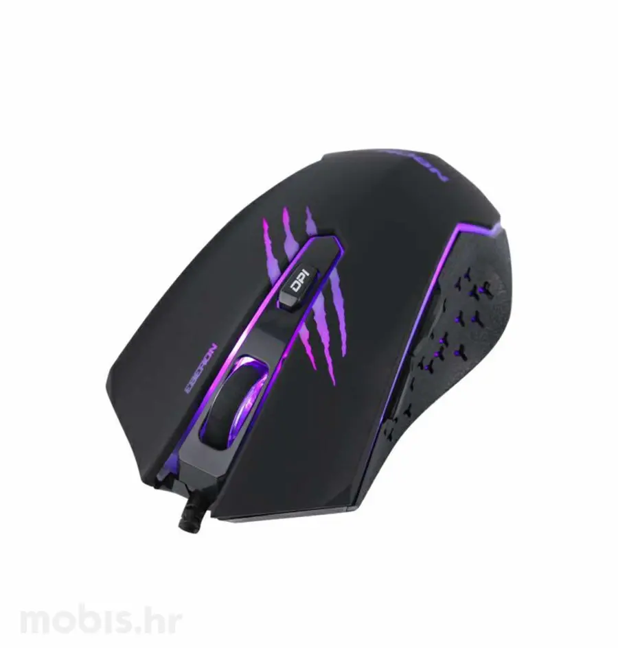 NEON MIŠ EBERON, GAMING, ŽIČNI, 2400DPI-0