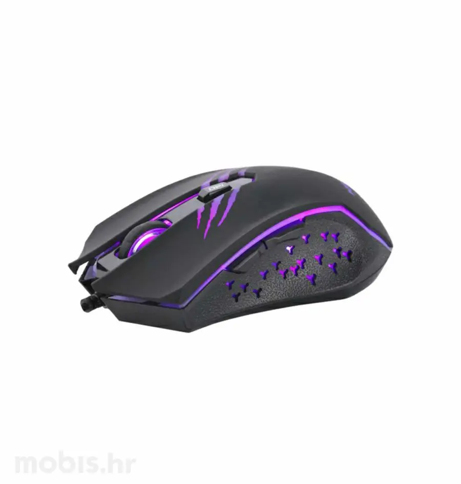 NEON MIŠ EBERON, GAMING, ŽIČNI, 2400DPI-1
