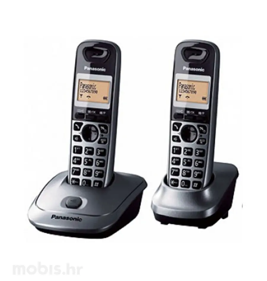 PANASONIC BEŽIĆNI FIKSNI TELEFON KX-TG2512FXT CRNI-0
