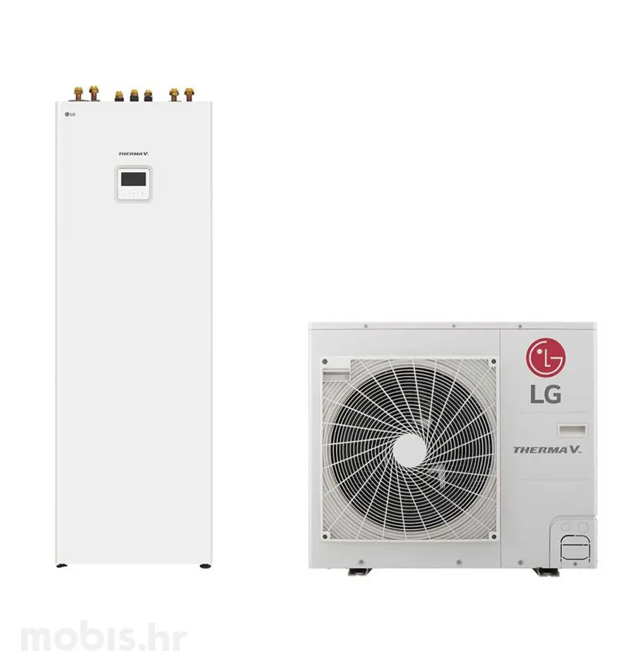 LG HU071MR.U44 - VANJSKA JEDINICA THERMA V SPLIT SNAGE 7KW + LG HN0913T.NK0 - KOMPAKTNA UNUTARNJA JEDINICA SA SPREMNIKOM PTV-A-0