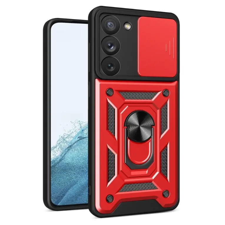 MM TPU SAM GALAXY A25 5G ANTI-SHOCK WITH RING CRVENA-0