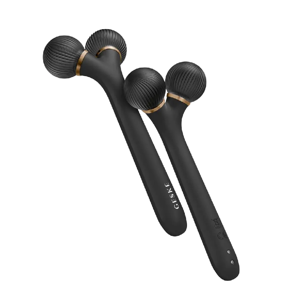 Sonična četka za lice Geske Sonic Facial Roller 4 in 1, siva-0