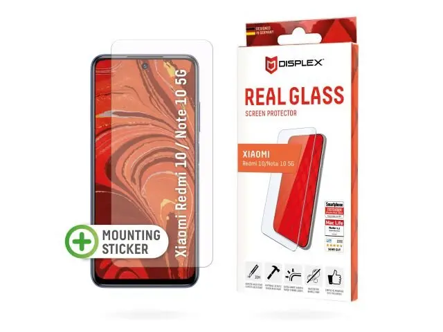 ZAŠTITNO STAKLO DISPLEX REAL GLASS 2D ZA XIAOMI REDMI 10 /NOTE 10 5G-0