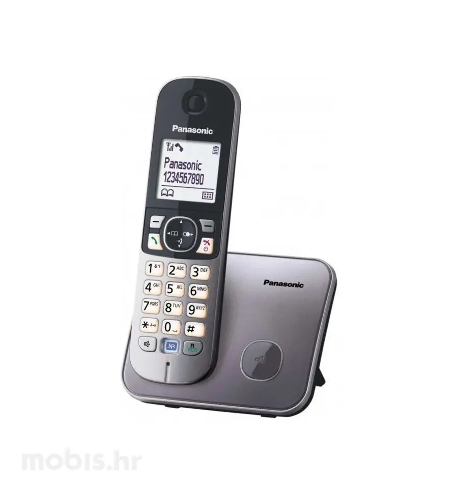 PANASONIC BEŽIČNI FIKSNI KX-TG6811FXM CRNO/SIVI-0