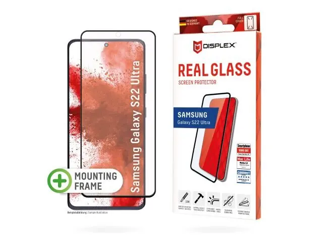 ZAŠTITNO STAKLO DISPLEX REAL GLASS 3D ZA SAMSUNG GALAXY S22 ULTRA-0