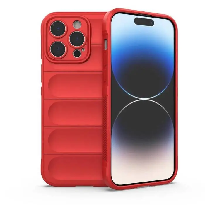 MM TPU IPHONE 15 PRO - HARD PROTECTION WAVES CRVENA-0