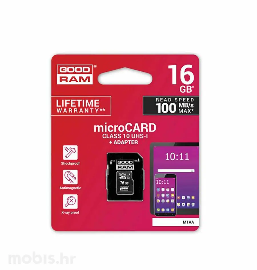 GOOD RAM SD MICRO MEMORIJSKA KARTICA 16GB-0