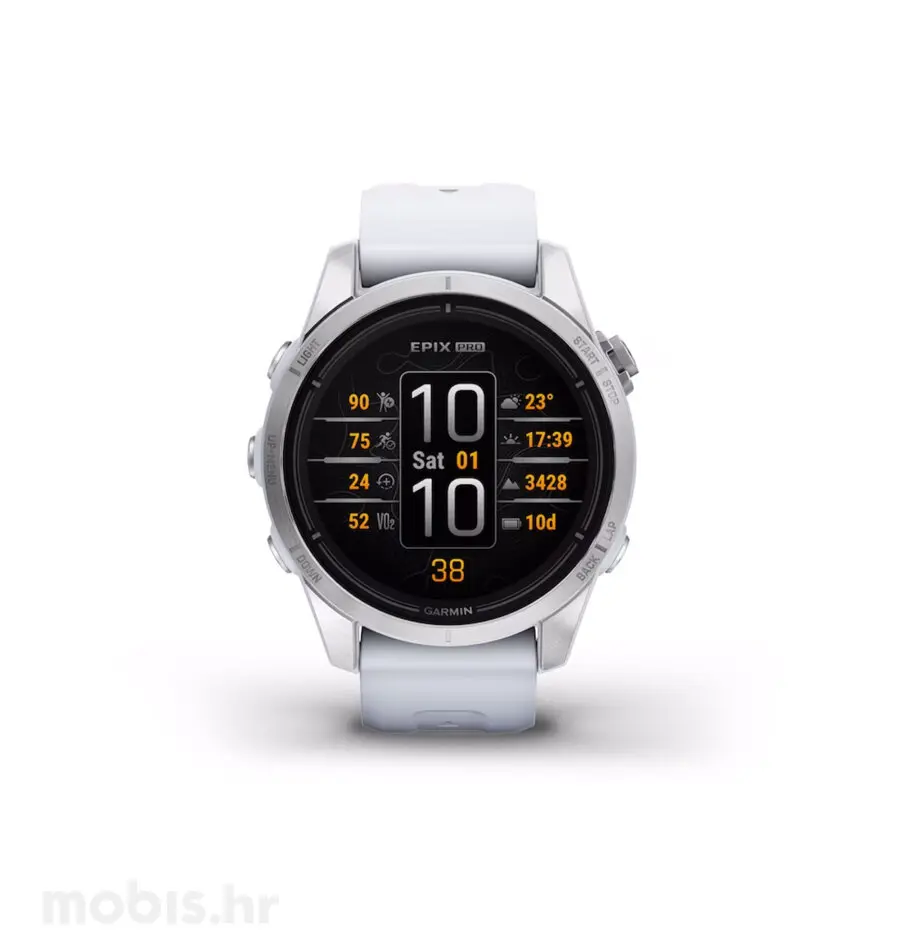 GARMIN EPIX PRO G2 42MM SS WHITESTONE        -0