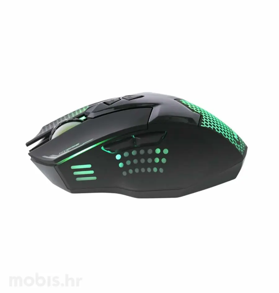 NEON MIŠ HYBRIS, GAMING, ŽIČNI, 3600DPI-1