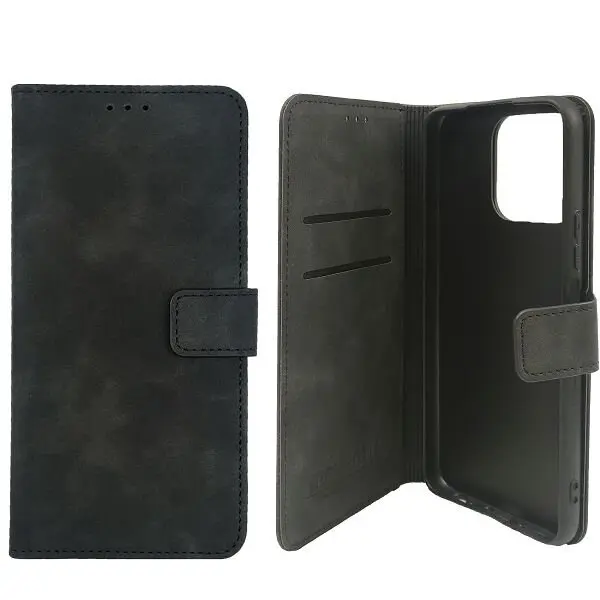 MM BOOK TORBICA SAMSUNG GALAXY A55 5G WALLET SKIN-FEEL CRNA-0