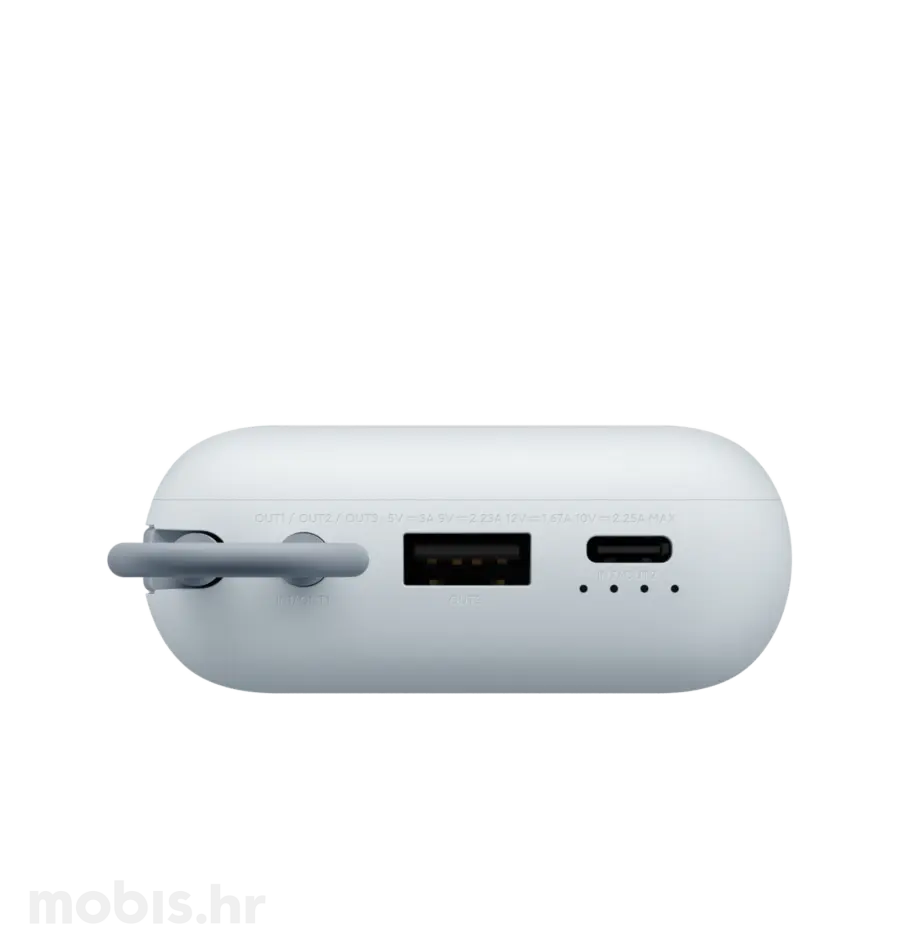 XIAOMI POWER BANK 10000MAH (INTEGRATED CABLE) ICE BLUE GL-PRIJENOSNA BATERIJA-2