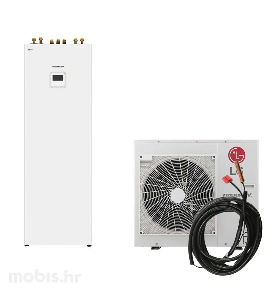 LG HU091MR.U44 - VANJSKA JEDINICA THERMA V SPLIT SNAGE 9KW + LG HN0913T.NK0 - KOMPAKTNA UNUTARNJA JEDINICA SA SPREMNIKOM PTV-A-0