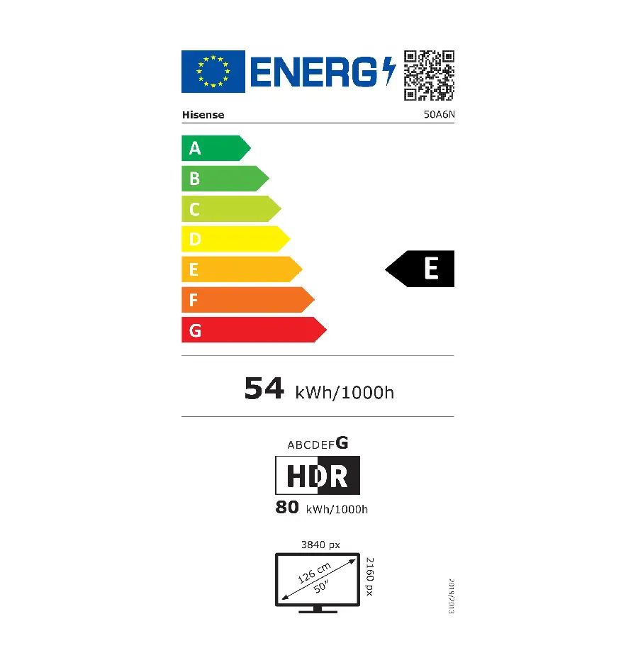 HISENSE 50A6N UHD-1