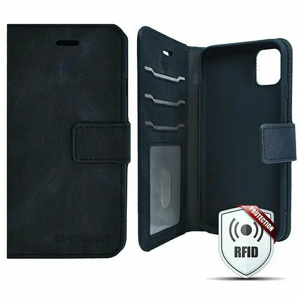 MM BOOK TORBICA IPHONE 14 PRO MAX WALLET ANTI RFID CRNA-0
