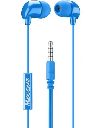 CL SLUŠALICE MUSIC SOUND, IN-EAR, 3,5MM: PLAVE-0