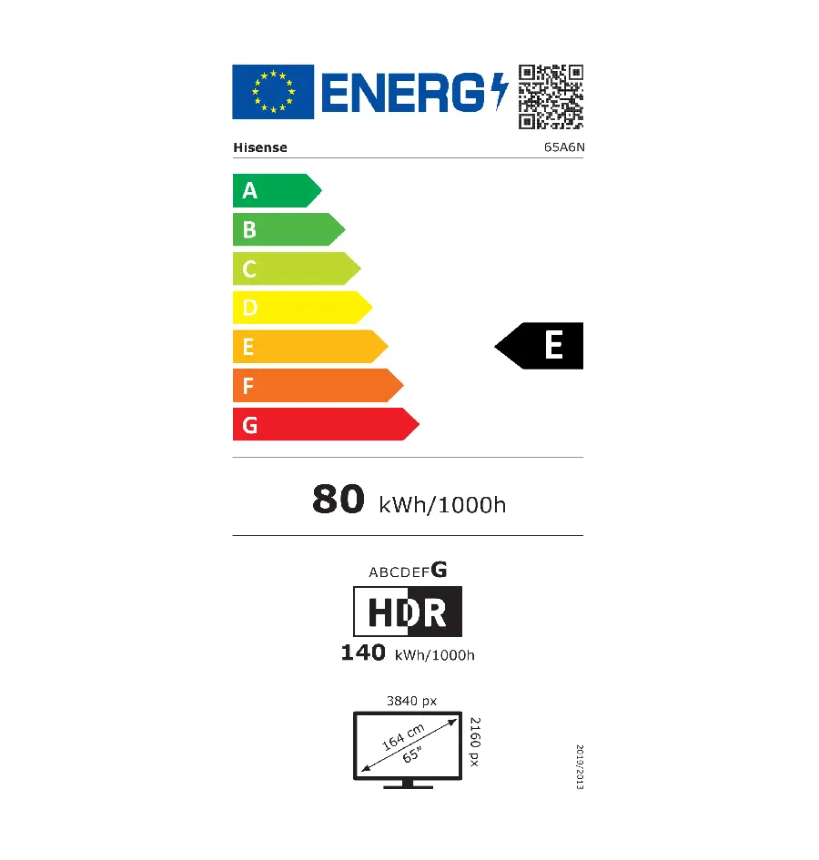 HISENSE 65A6N UHD-1