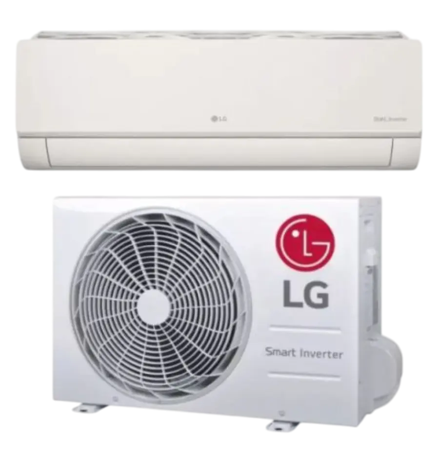 Klima uređaj LG ArtCool Biege 3,5/4,0 kW (AB12BK.NSJ/AB12BK.UA3), WiFi, UV-lampa, bež, unutarnja i vanjska jedinica -0