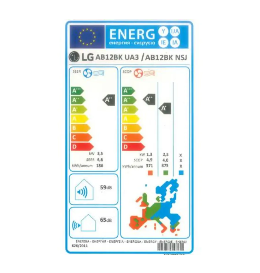 Klima uređaj LG ArtCool Biege 3,5/4,0 kW (AB12BK.NSJ/AB12BK.UA3), WiFi, UV-lampa, bež, unutarnja i vanjska jedinica -4
