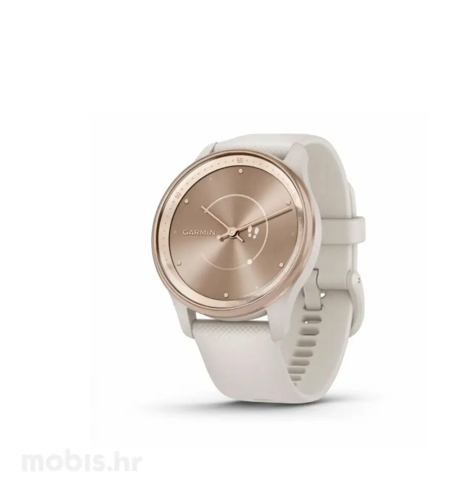 GARMIN VIVOMOVE TREND WHITE CREAM-1