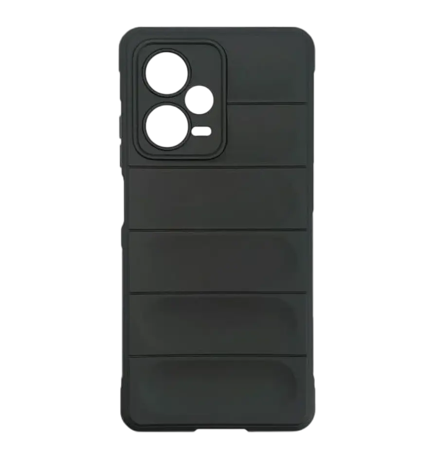 Zaštitna maska MaxMobile TPU za Xiaomi Redmi Note 12 Pro 5G Hard Protection Waves, crna-0