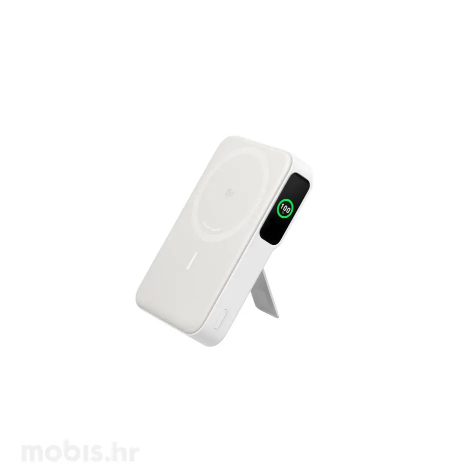 ANKER 633 MAGNETIC WIRELESS POWER BANK 10000MAH,15W, WITH 27W USB C PORT: BIJELA-PRIJENOSNI PUNJAČ-0