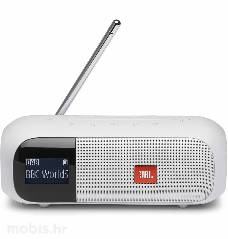 JBL TUNER 2 PRIJENOSNI BLUETOOTH ZVUČNIK: BIJELI-0
