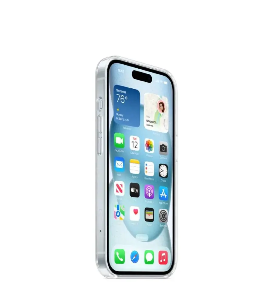 Apple Clear Case with Magsafe iPhone 15 Plus, MT213ZM/A prozirna, maska-1