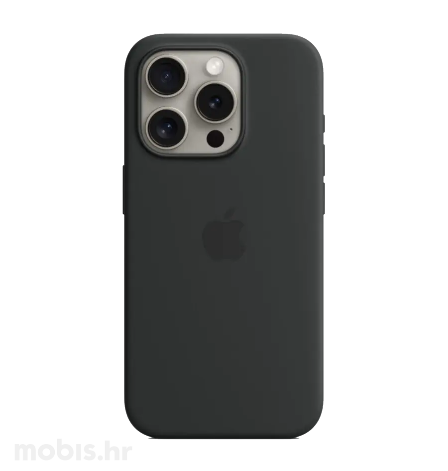 Apple Silicone Case Magsafe iPhone 16 Pro Max crna, silikonska maska-0