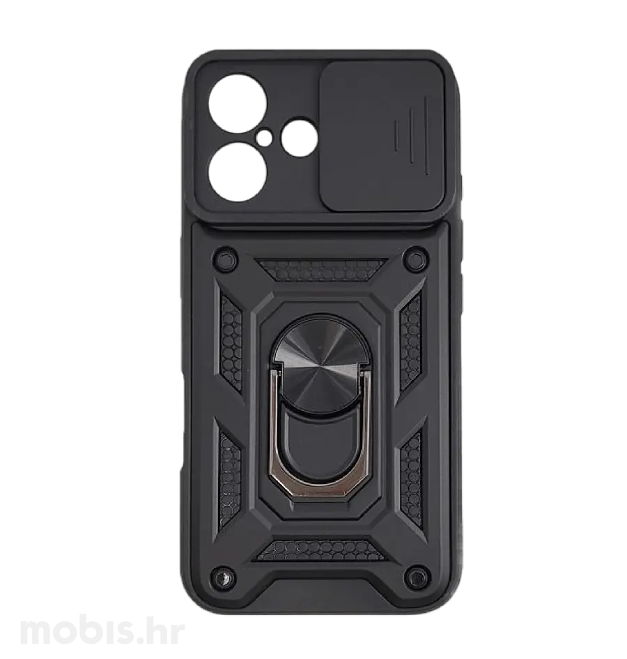 MaxMobile TPU iPhone 16 Anti-Shock s Prstenom crna-0