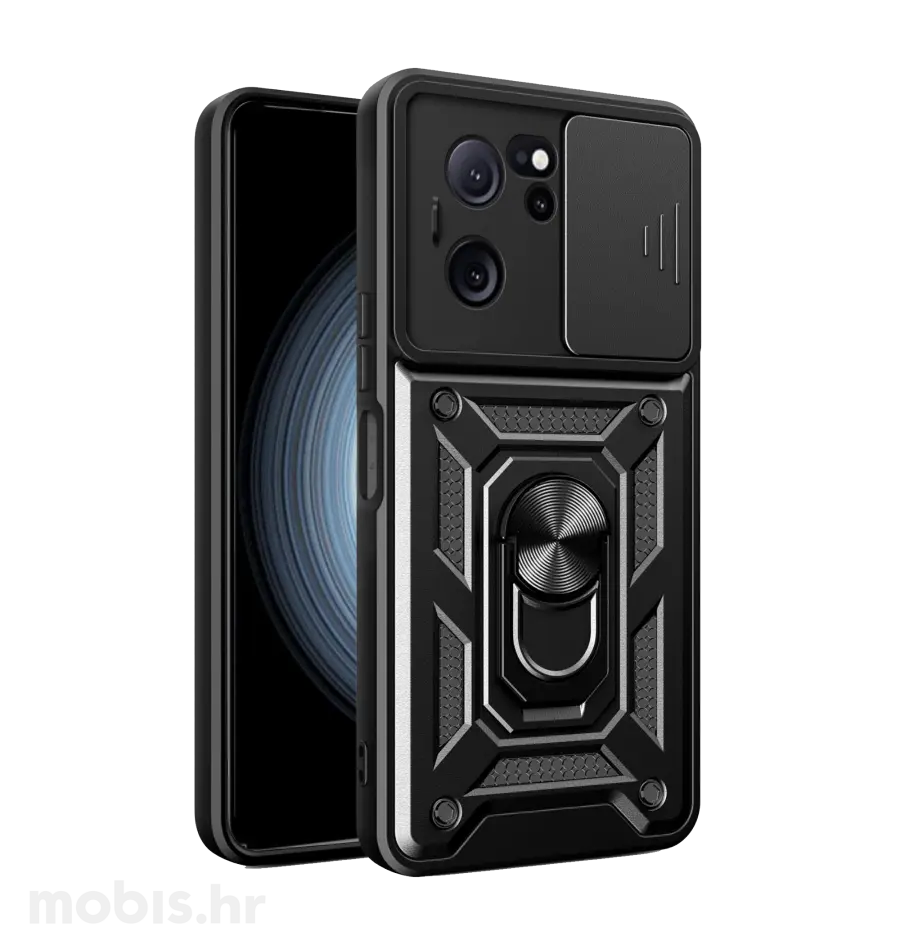 MaxMobile TPU Xiaomi 14T Anti-Shock s Prstenom crna-0