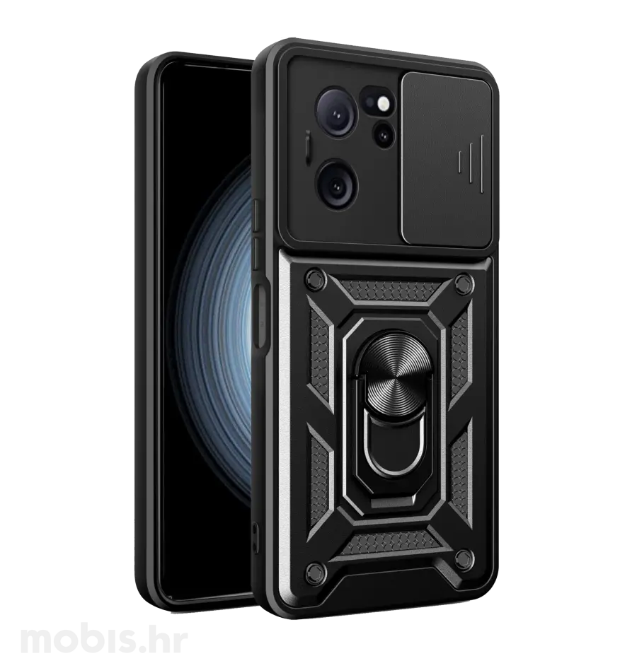 MaxMobile TPU Xiaomi 14T Pro Anti-Shock s Prstenom crna-0