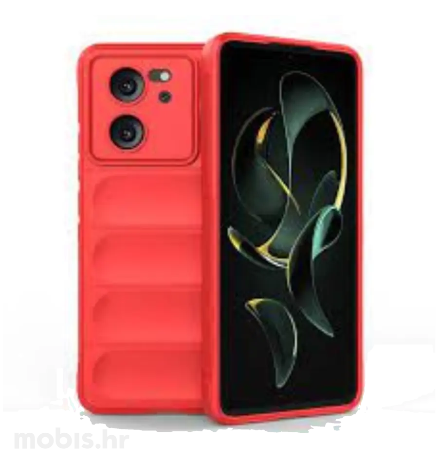 MaxMobile zaštitna maska za Xiaomi Redmi Note 13 Pro 5G/Poco X6 Hard Protection Wavies crvena-0