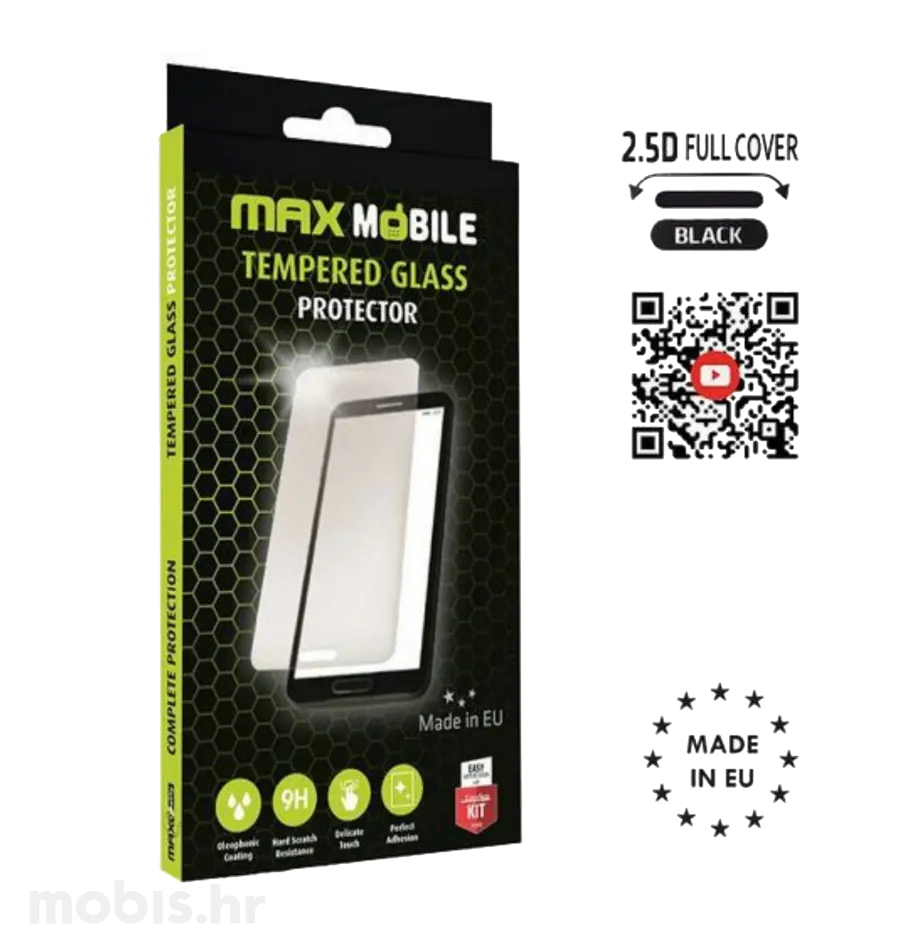 MaxMobile zaštitno staklo za Samsung Galaxy A15 Diamond 2.5D Full Cover crna-0