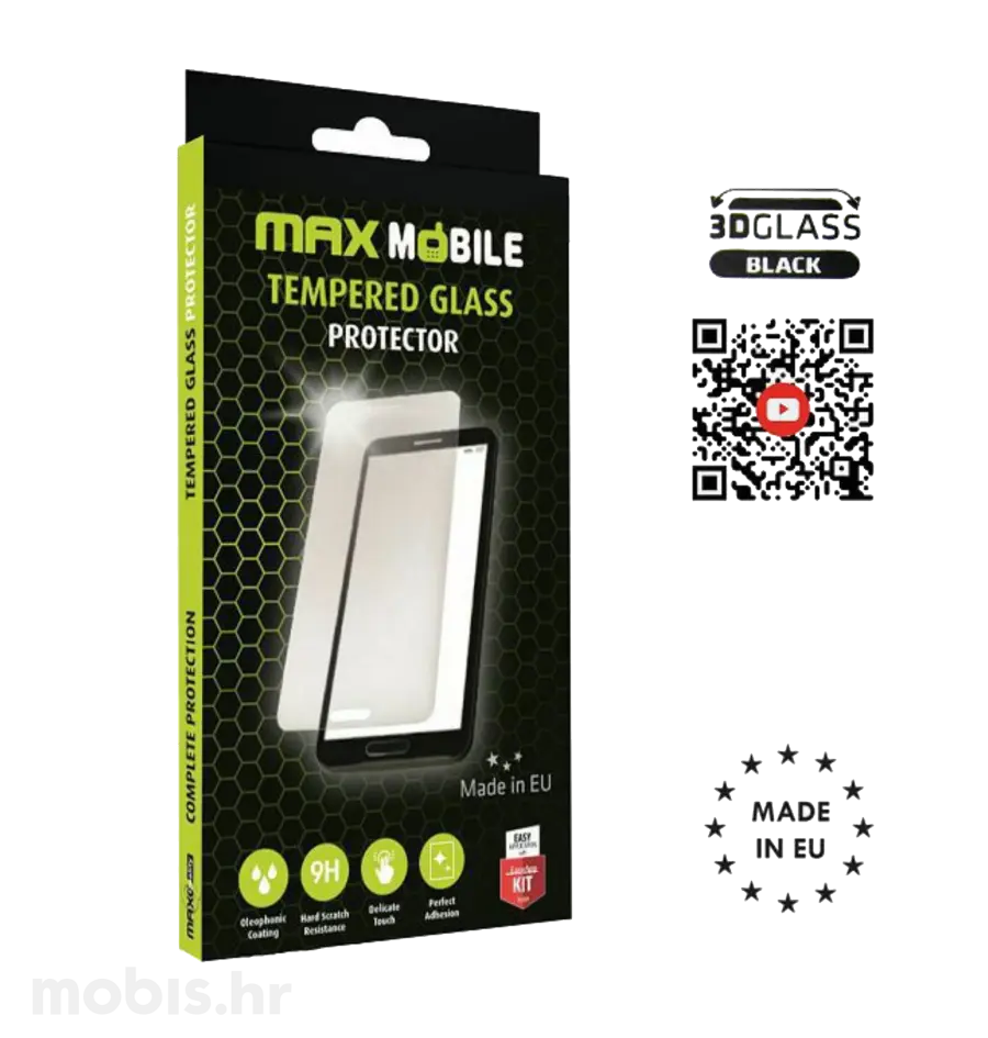 MaxMobile zaštitno staklo za Samsung Galaxy S23 Ultra Diamond 3D Full Cover crna-0