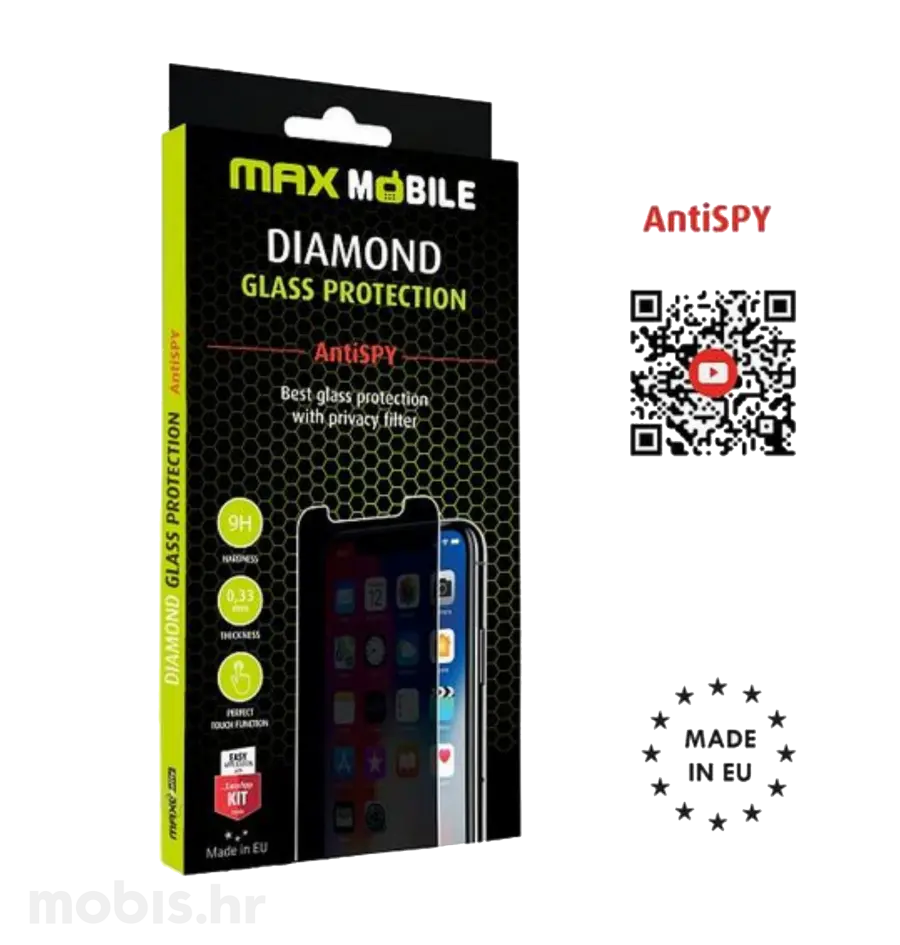 MaxMobile zaštitno staklo za Samsung Galaxy S24+ Diamond 2.5D AntiSPY-0