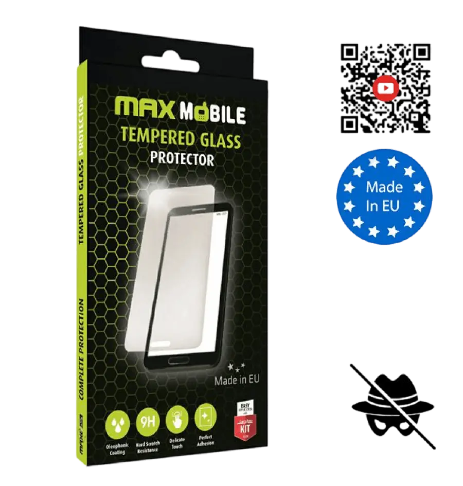 MaxMobile zaštitno staklo za iPhone 14 Plus /13 Pro Max Diamond 2.5D Antispy-0