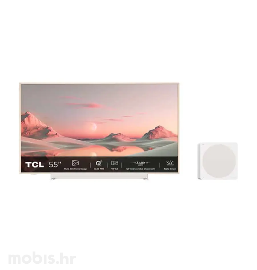 TCL NXTVISION TV 55" 55A300 PRO, Google televizor-0