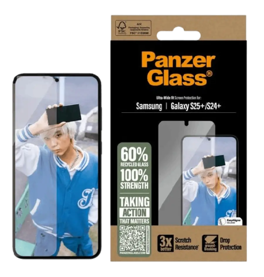 Zaštitno staklo PanzerGlass Ultra Wide Fit Privacy za Samsung Galaxy S25+/S24+-0