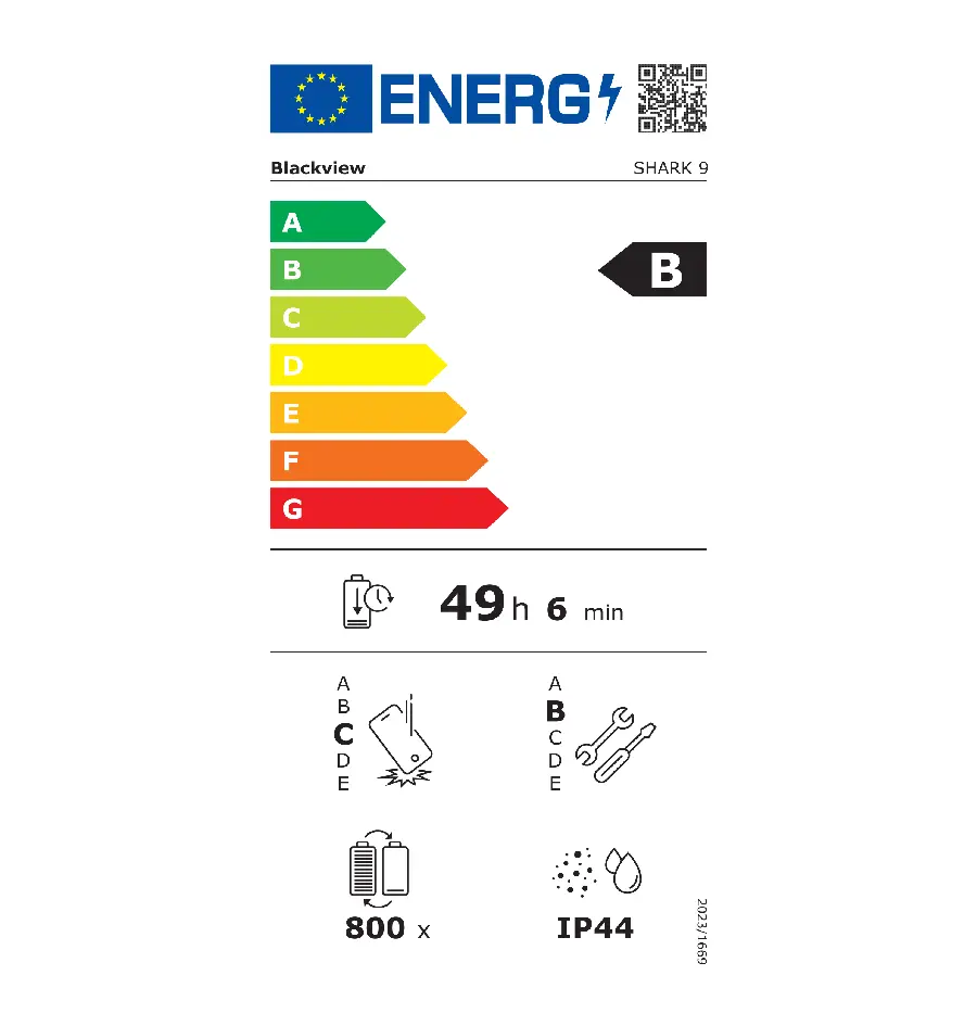 Blackview Shark 9 8/256GB plava, mobitel-3