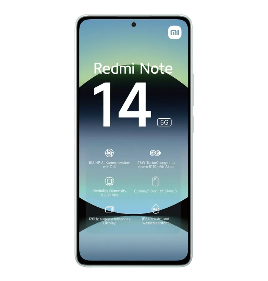 Mobitel Xiaomi Redmi Note 14 5G 8/256GB, zelena-1