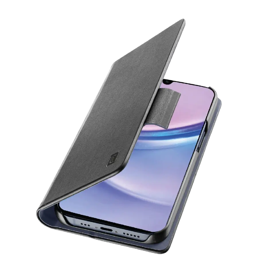 Zaštitna maska Cellularline Book Essential za Samsung Galaxy A16, crna-0