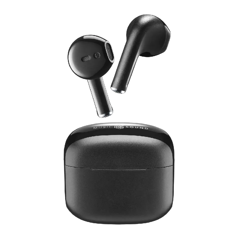 Bežične slušalice Cellularline Music Sound Bluetooth SWAG, TWS, crne-0