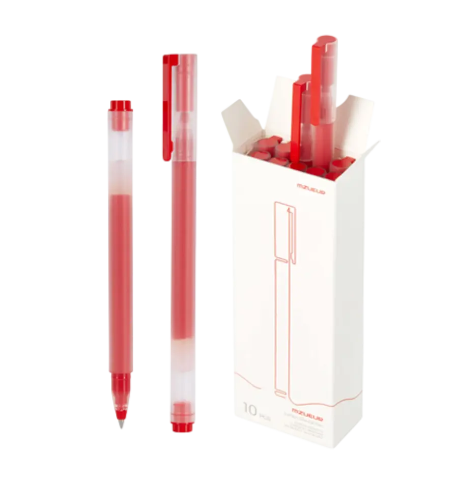 Kemijske olovke Xiaomi  High-capacity Gel Pen (10 kom), crvene-0