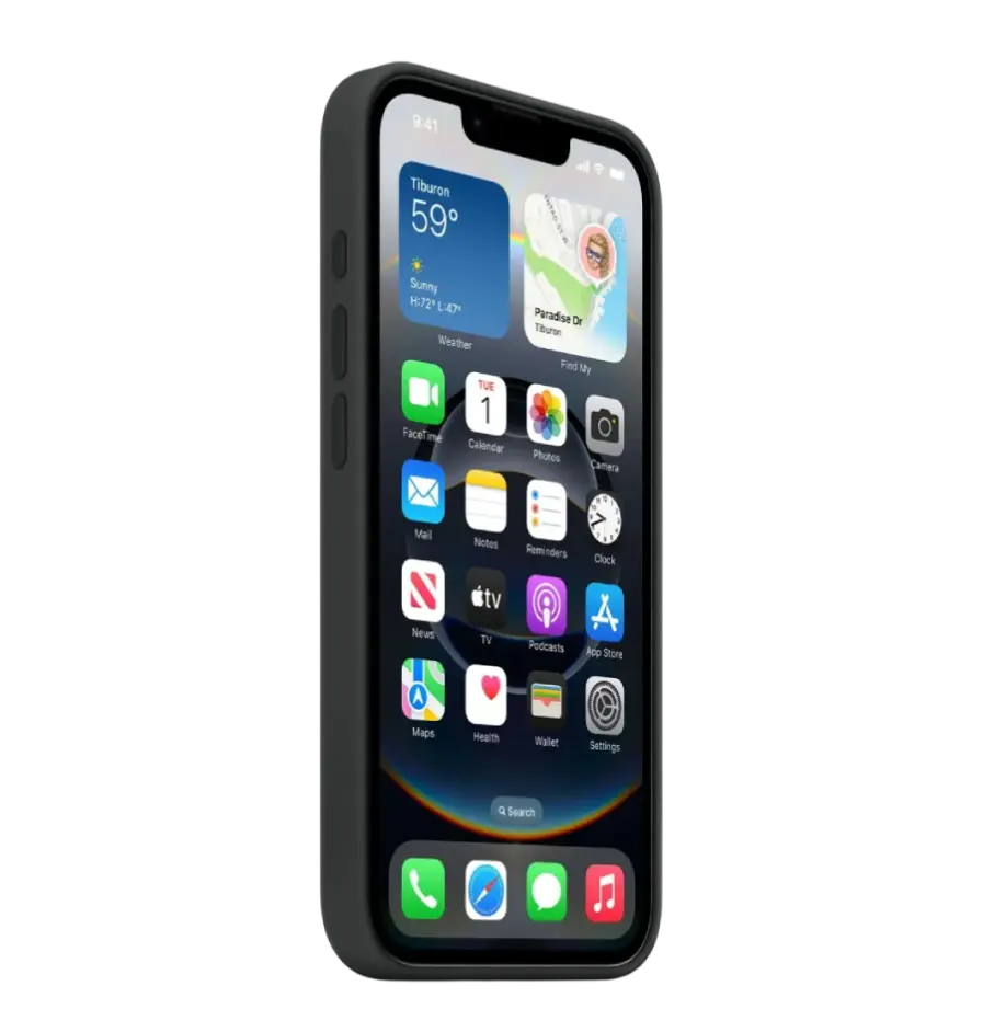 Zaštitna maska za mobitel Apple Silicone Case za iPhone 16e MD3N4ZM/A, Black, crna-1