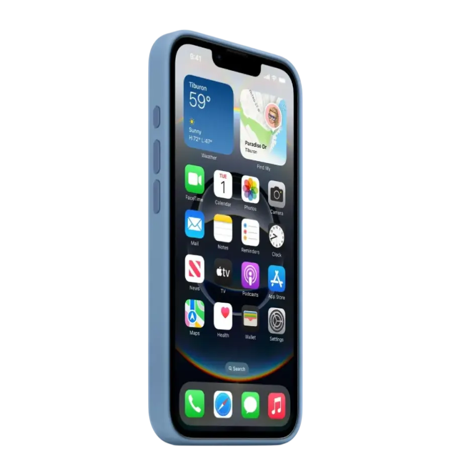 Zaštitna maska za mobitel Apple Silicone Case za iPhone 16e MD3Q4ZM/A, Blue, plava-1