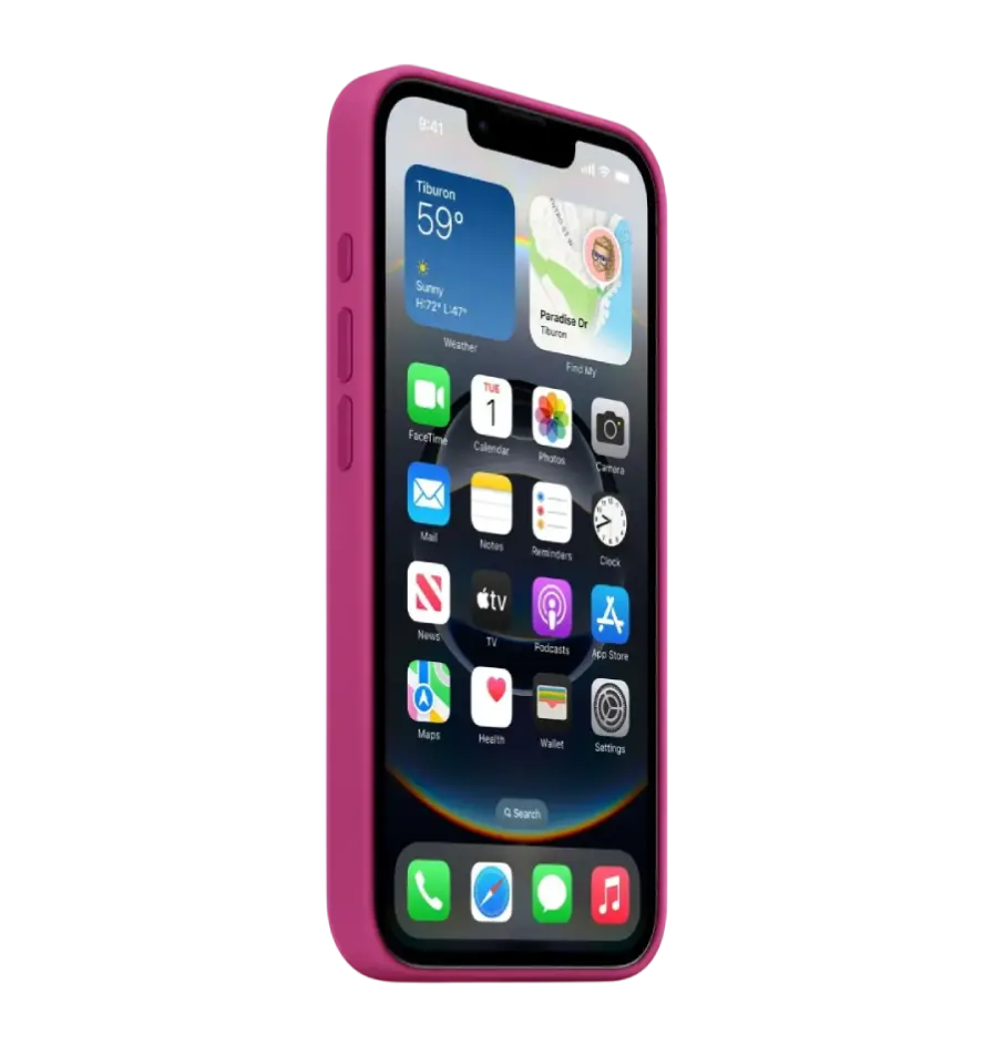 Zaštitna maska za mobitel Apple Silicone Case za iPhone 16e MD3W4ZM/A, Pink, roza-1